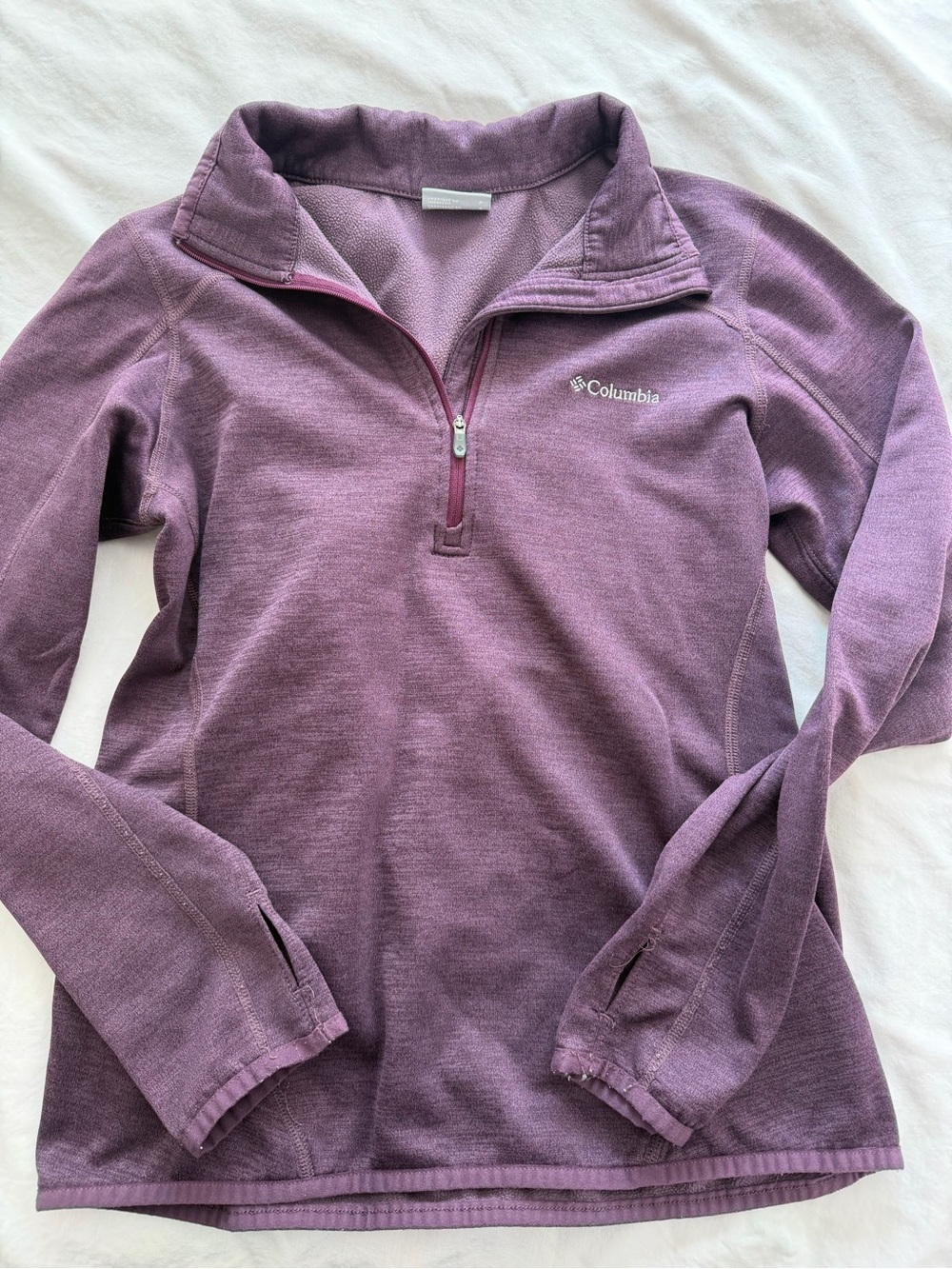 Columbia Women's Plum Quarter-Zip Fleece Pullover